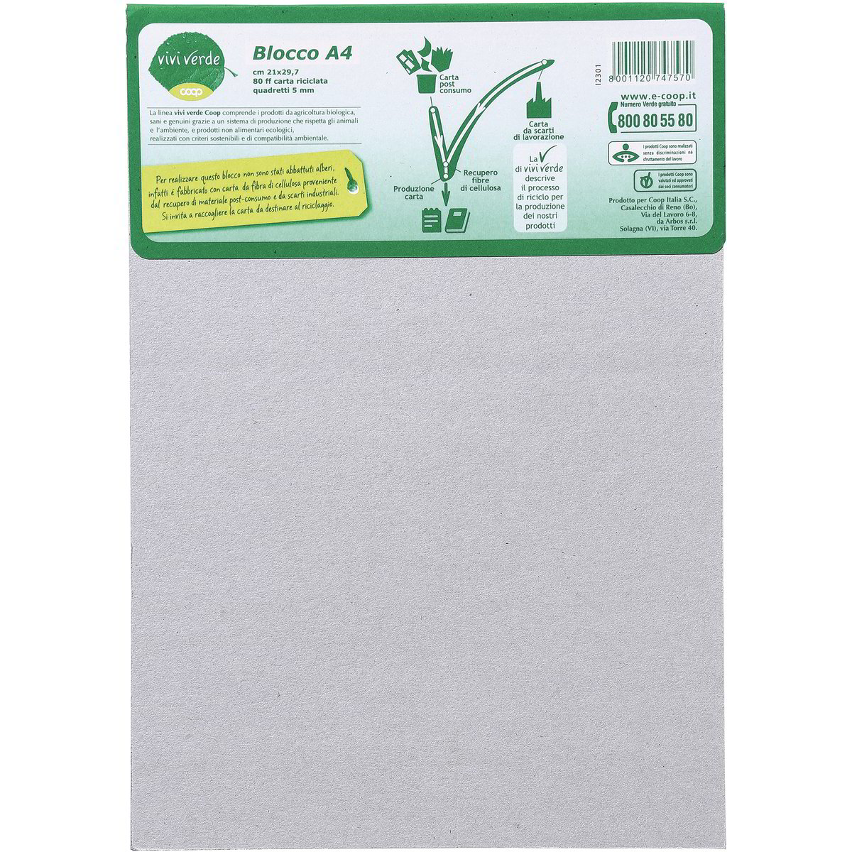 Blocchi A Quadretti Autocopianti Exacompta - 50 Fogli 21x14,8cm - Foto 2