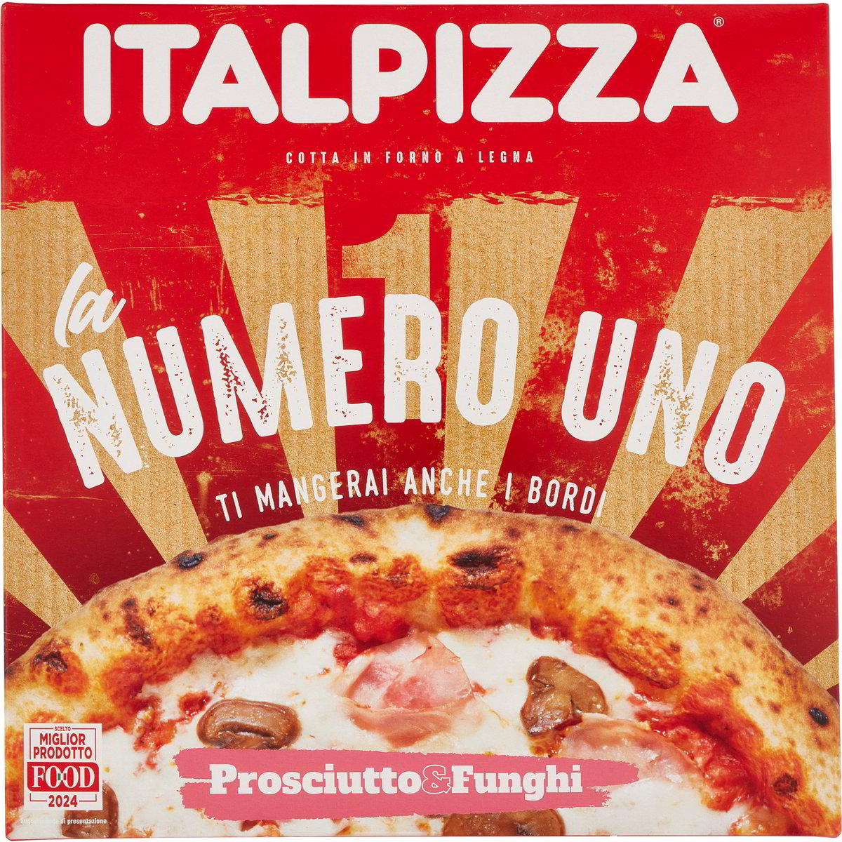 Pizza surgelata prosciutto e funghi ITALPIZZA 440 G Coop Shop