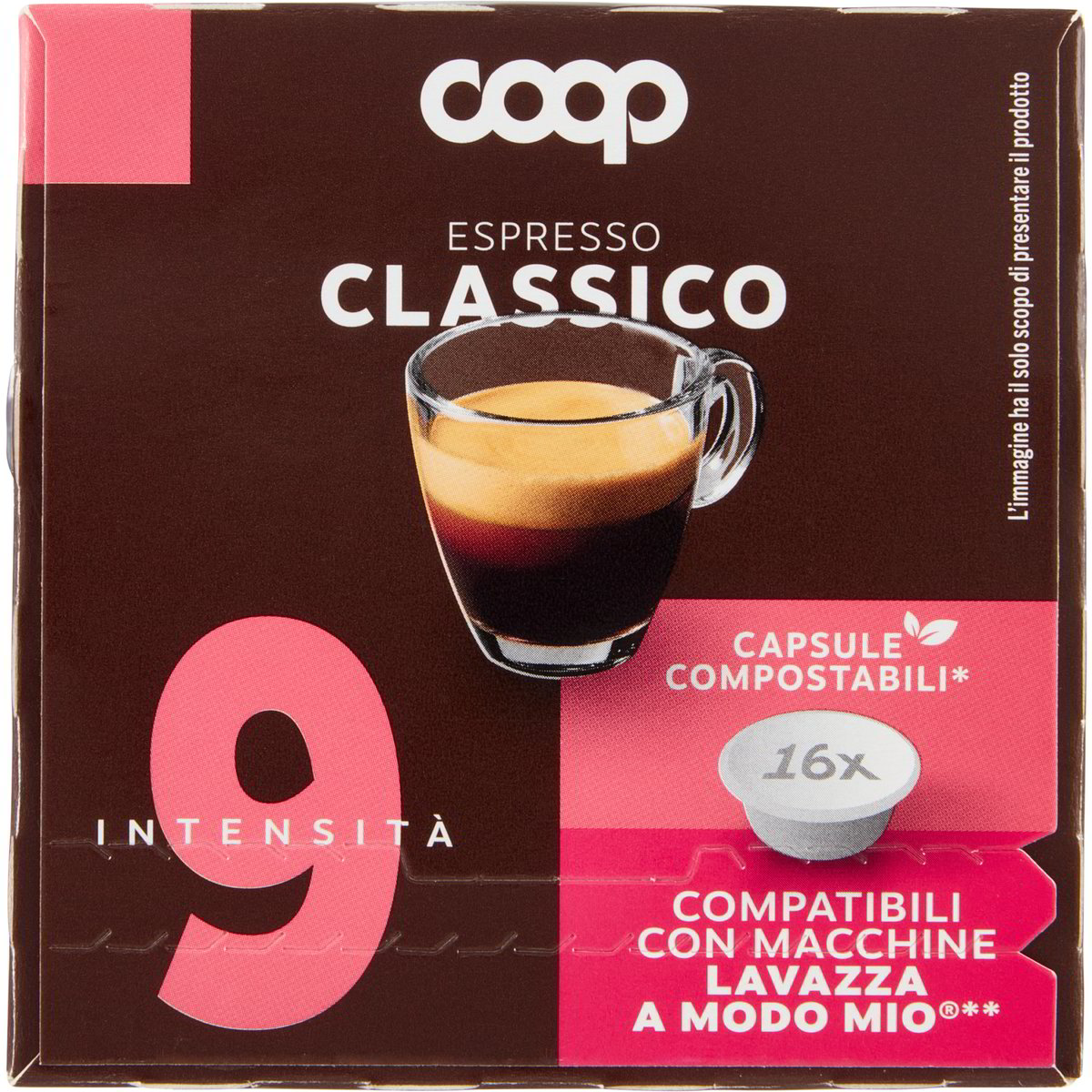 Capsule caffè espresso classico x16 COOP - LAVAZZA A MODO MIO 120