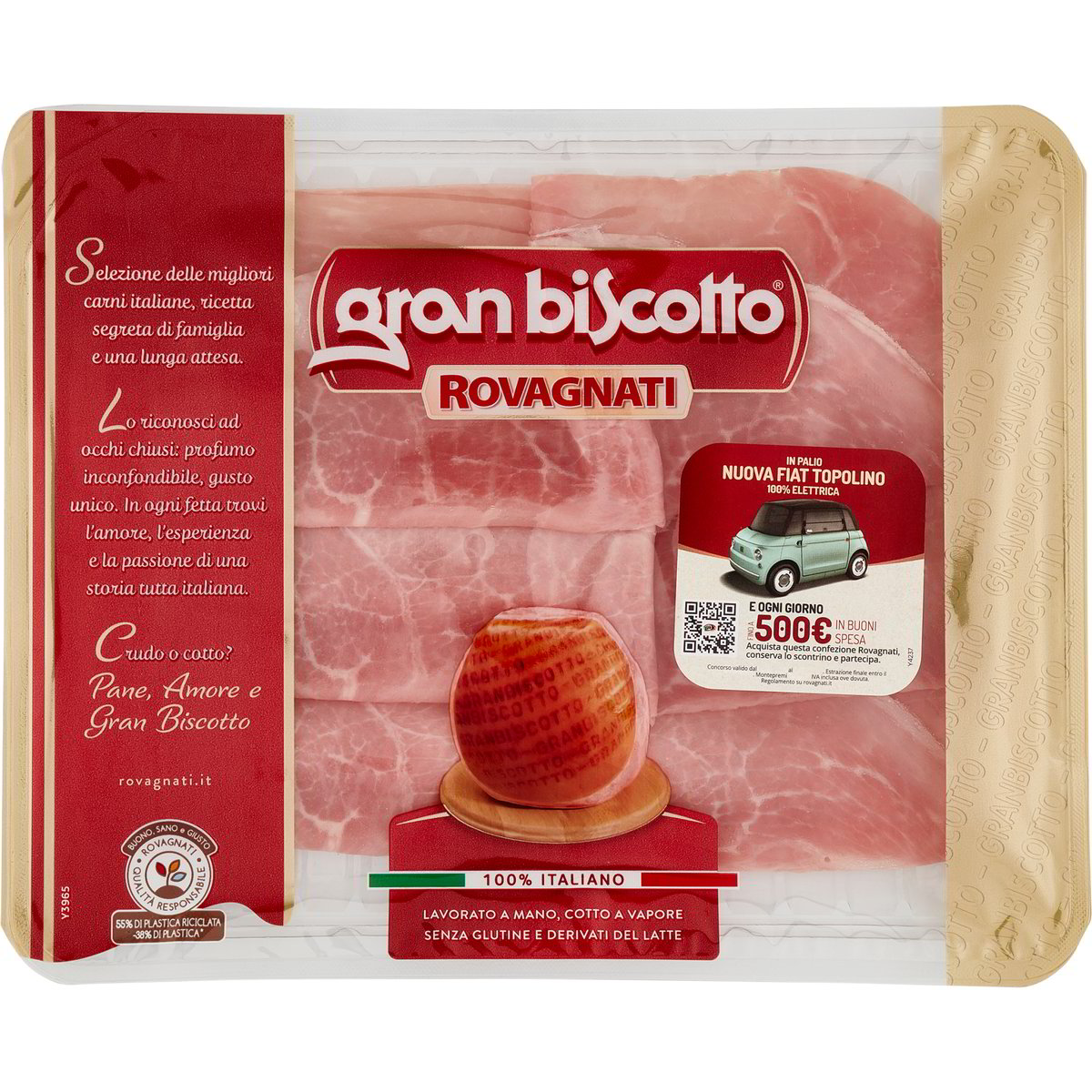 Prosciutto cotto gran biscotto ROVAGNATI 100 G Coop Shop
