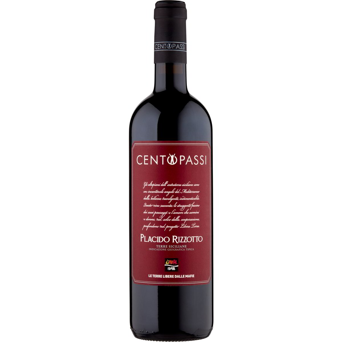 Vino rosso centopassi rizzotto terre siciliane igt LIBERA TERRA 750 ML ...