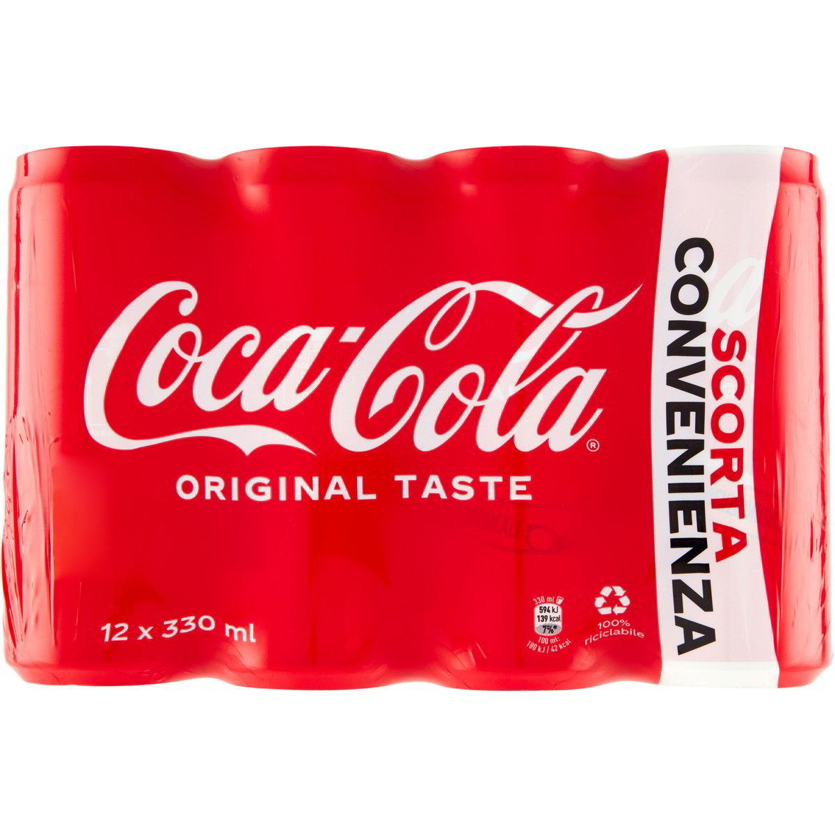 Coca cola original taste x12 COCA COLA 12 X 330 ML - Coop Shop