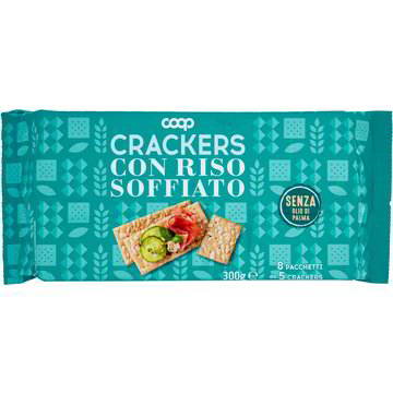 Crackers con riso soffiato COOP 300 G - Coop Shop