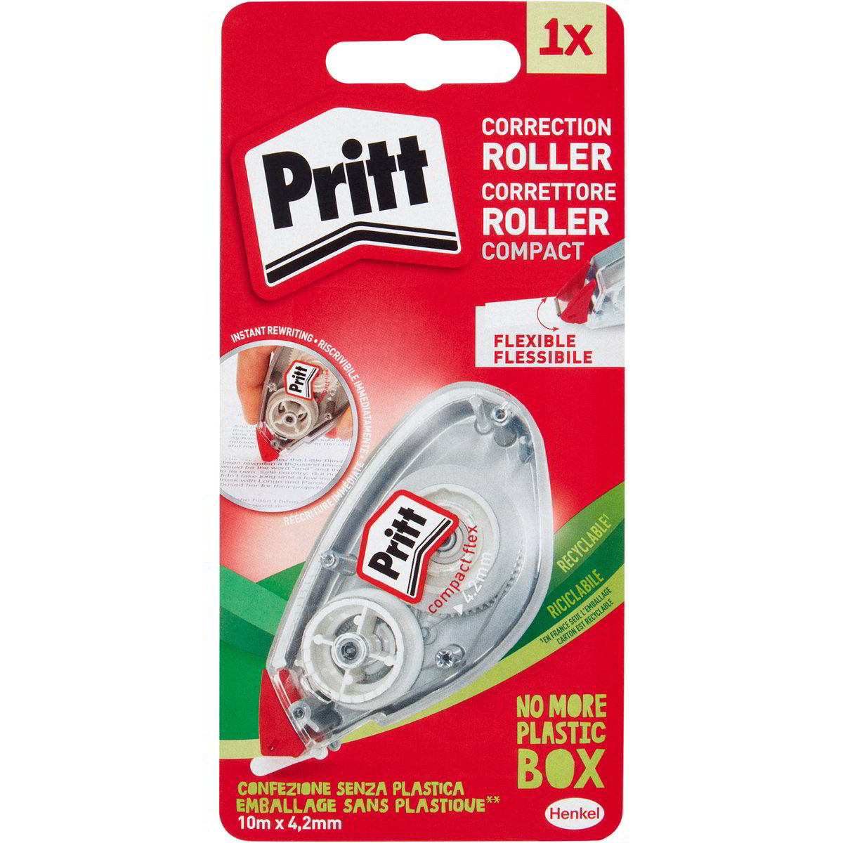 Pritt Colla Roller Compact Rimovibile - Nastro Adesivo 8.4mm X 8.5m, Per Carta E Foto, Preciso E Senza Solventi - 2