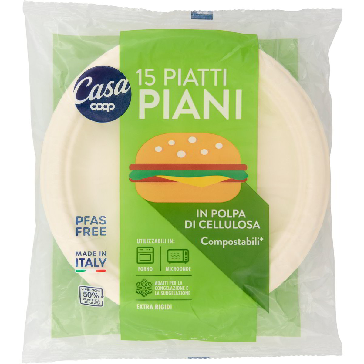 Piatti Pizza Bio In Polpa Di Cellulosa - 100 Pezzi Da 33 Cm, Biodegradabili - Per Aperitivi E Feste - Foto 7