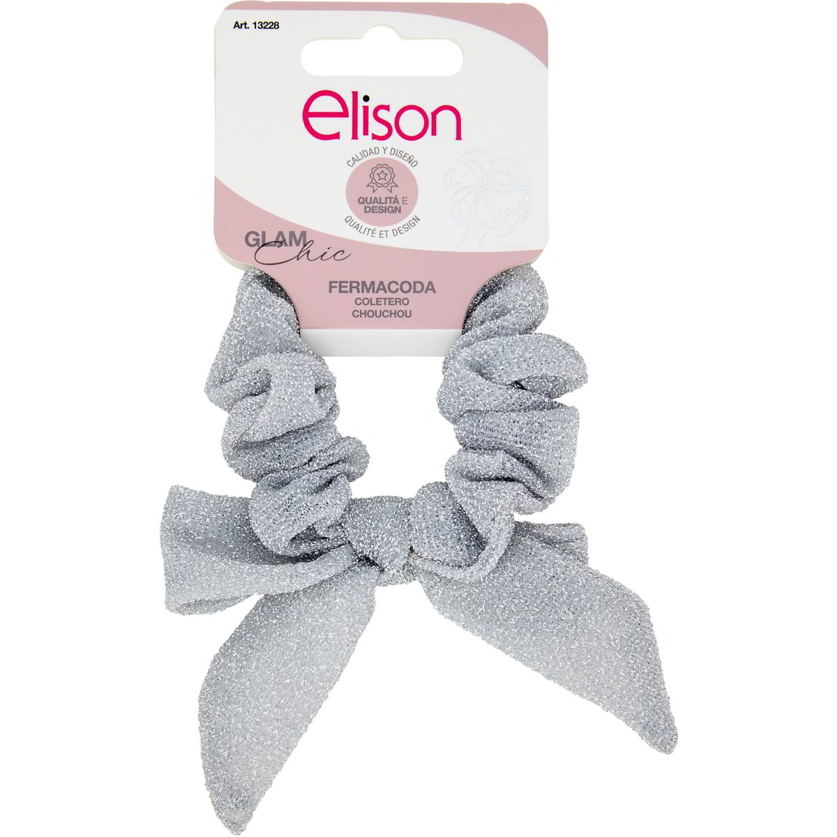 Fiocco Per Capelli In Poliestere Con Strass - Applicazione Fai Da Te Per Abiti E Accessori - TH863 D