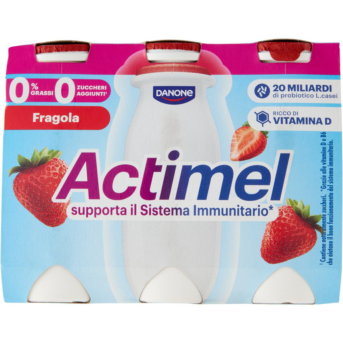Yogurt Actimel Alla Fragola DANONE 6 X 100 G Coop Shop