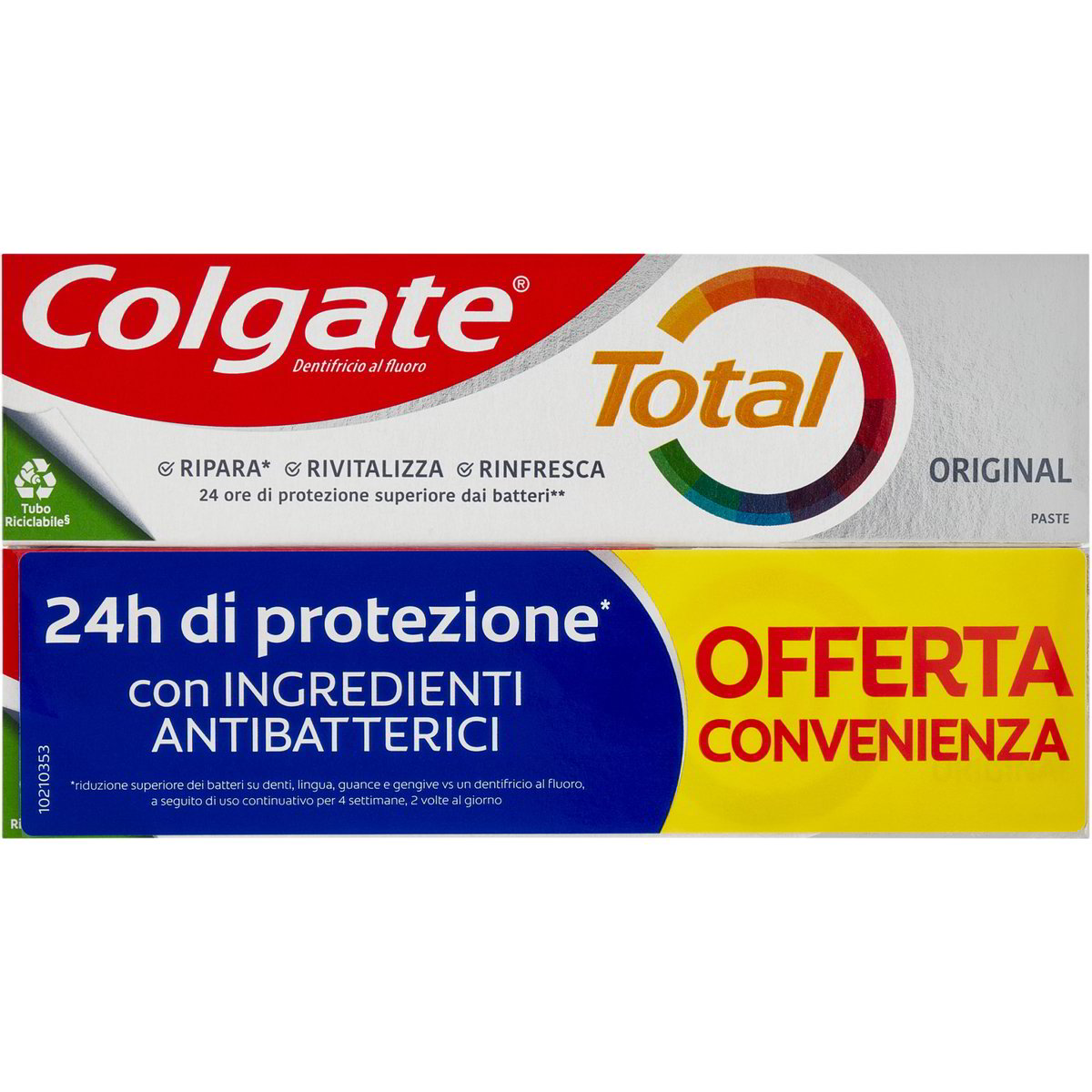 Dentifricio total original 24h di protezione COLGATE 2 X 75 ML - Coop Shop