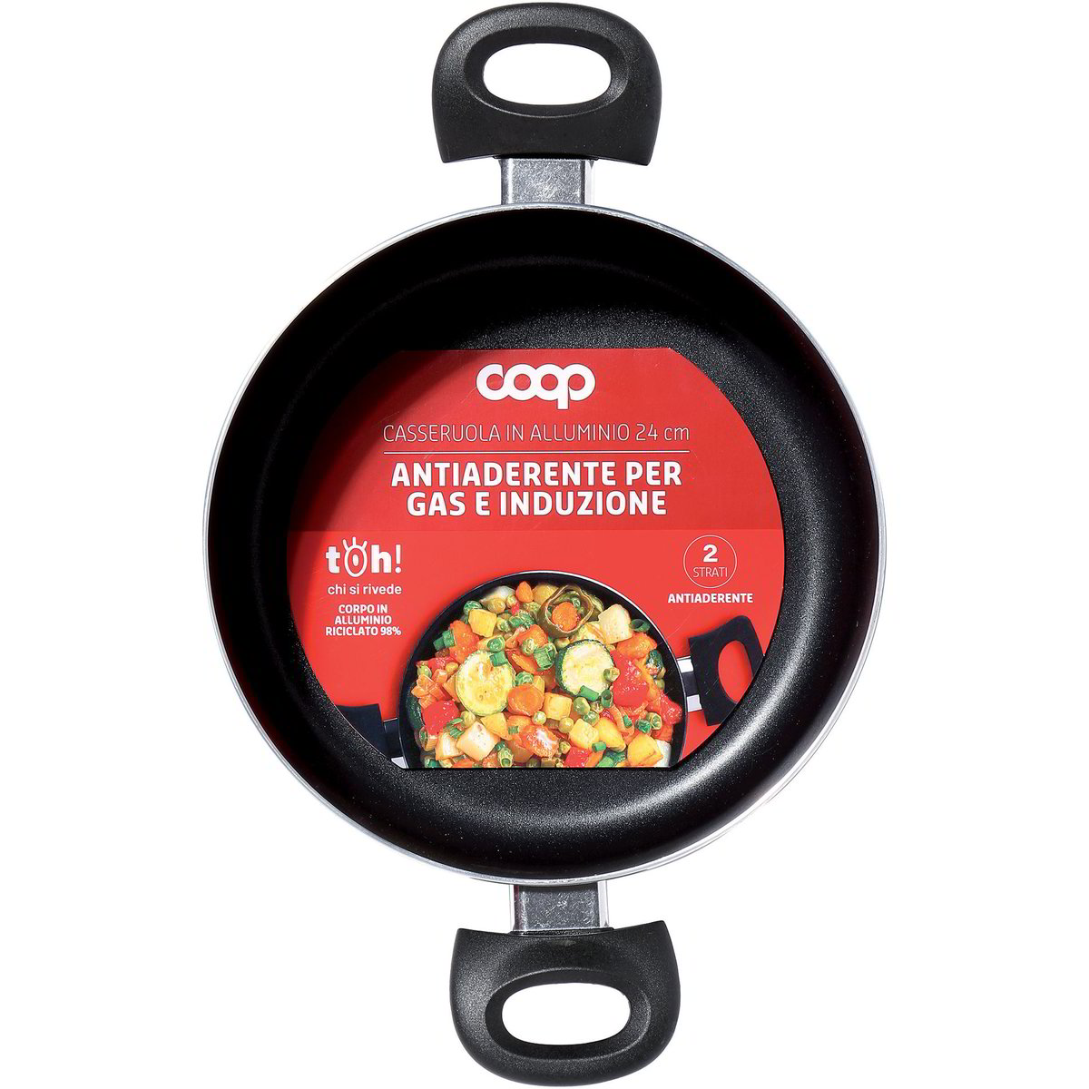 Padella alluminio alta cucina gas e induzione 18cm COOP 1 PZ - Coop Shop