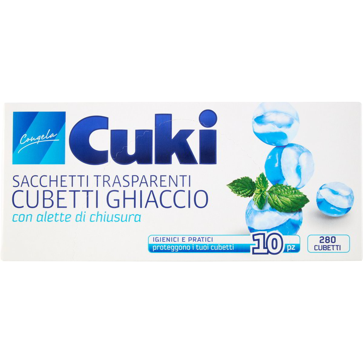 Sacchetti Per Cubetti Di Ghiaccio In PE - Confezione Da 50, 31x18,5 Cm - Riutilizzabili Per Succhi, Salse E Pappe - 2