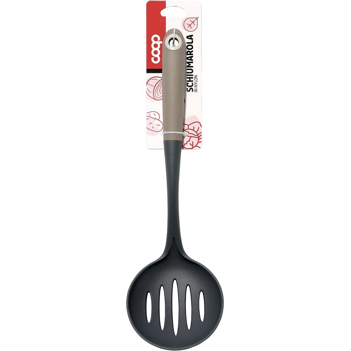 Schiumarola In Nylon Fackelmann - 33 Cm, Resistente Al Calore, Con Gancio Per Appendere, Perfetta Per Pasta E Verdure - Foto 4