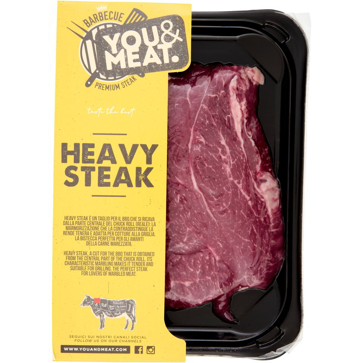 Bovino Adulto Bistecca Heavy Steak YOU MEAT 300 G Coop Shop
