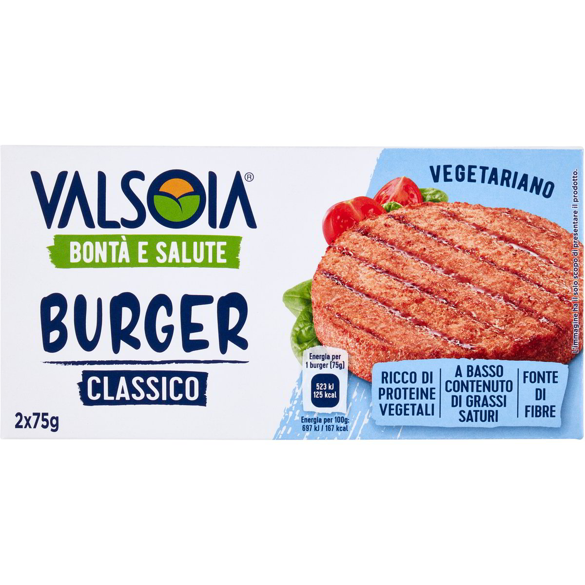 Valsoia Pacchetti Burger vegetariani valsoia bontà e salute VALSOIA 2 X 75 G - Coop Shop