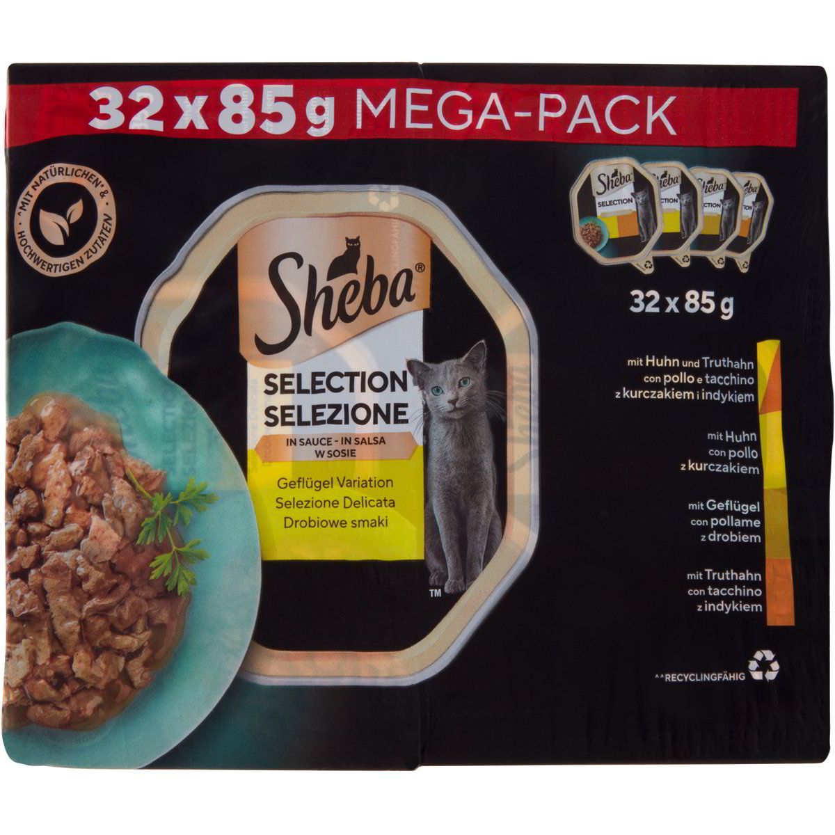 Sheba Selezione In Salsa Al Pollo Per Gatti - 85g X 22 Confezioni, Senza Conservanti - Foto 7