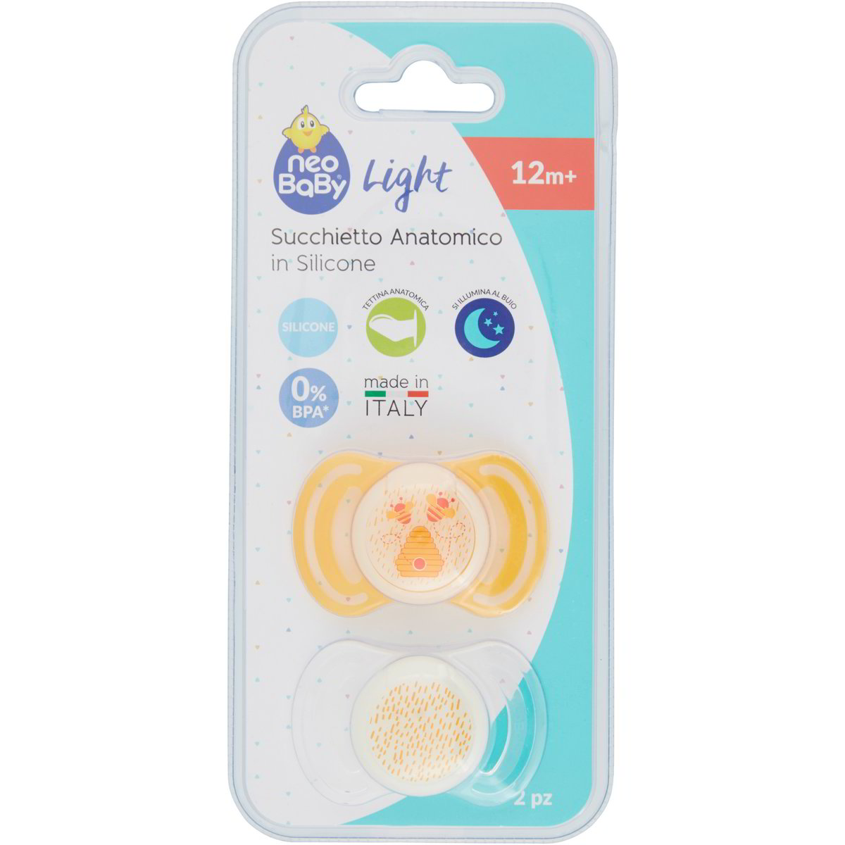 Badabulle Succhietto Fisiologico Girl Silicone Marinaio – 6-12 Mesi – Confezione Da 2