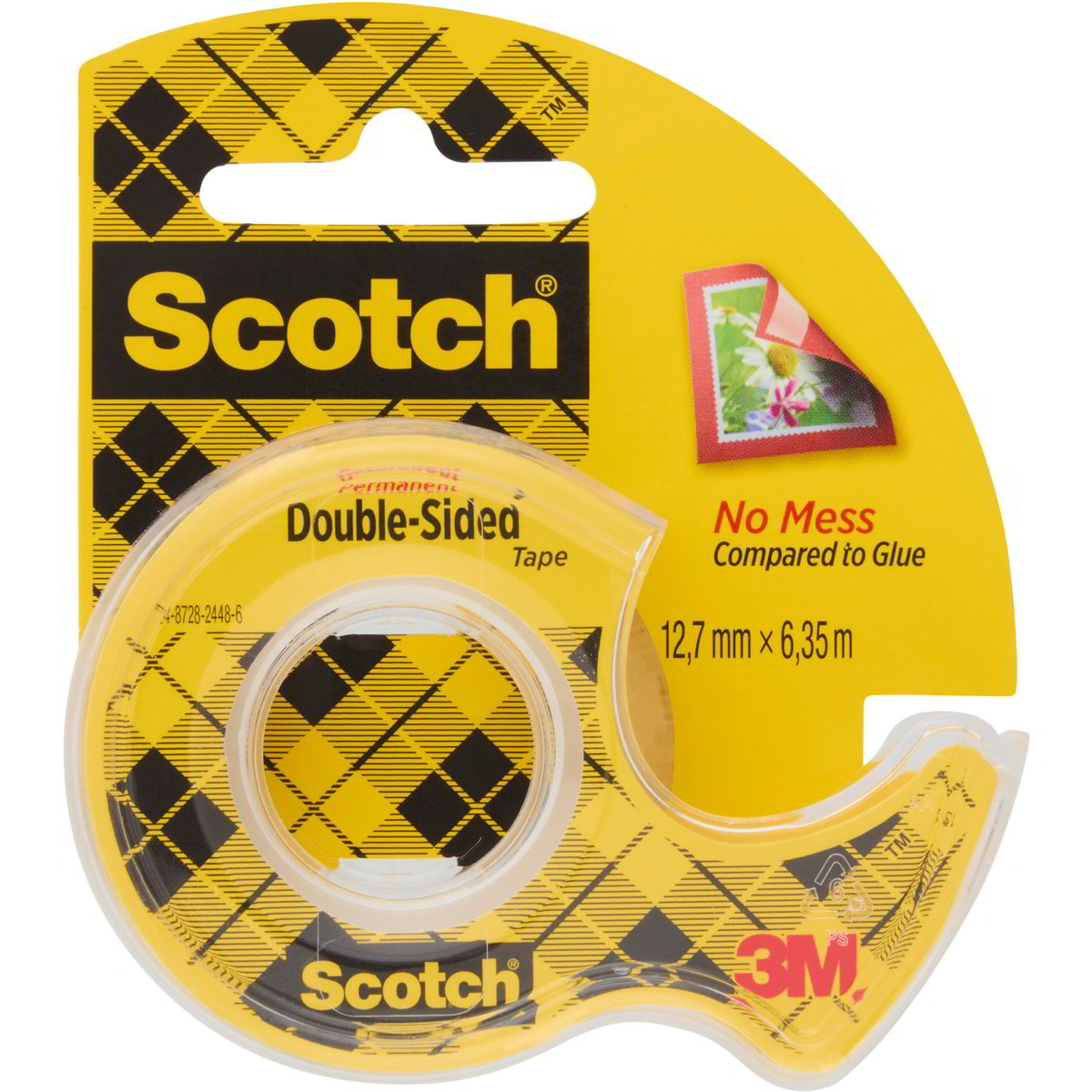 Transparent Tape 600-2P34-72, 3/4 X 2592, 3 Core, Transparent, 2 - Foto 3