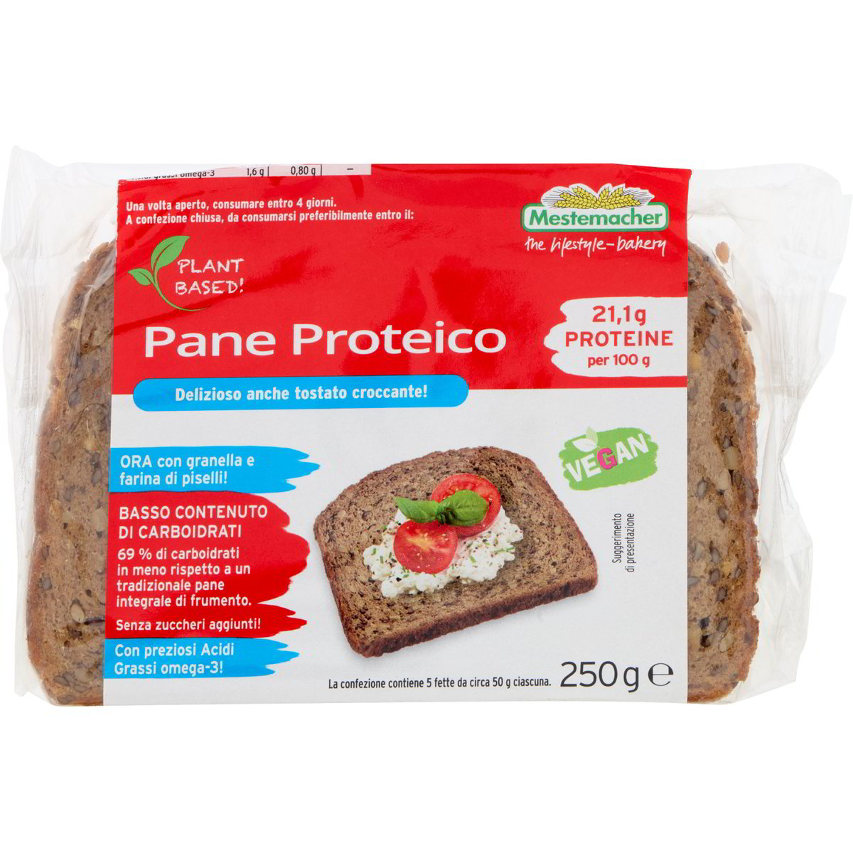 Pane a fette proteico MASTERMACHER 250 G - Coop Shop