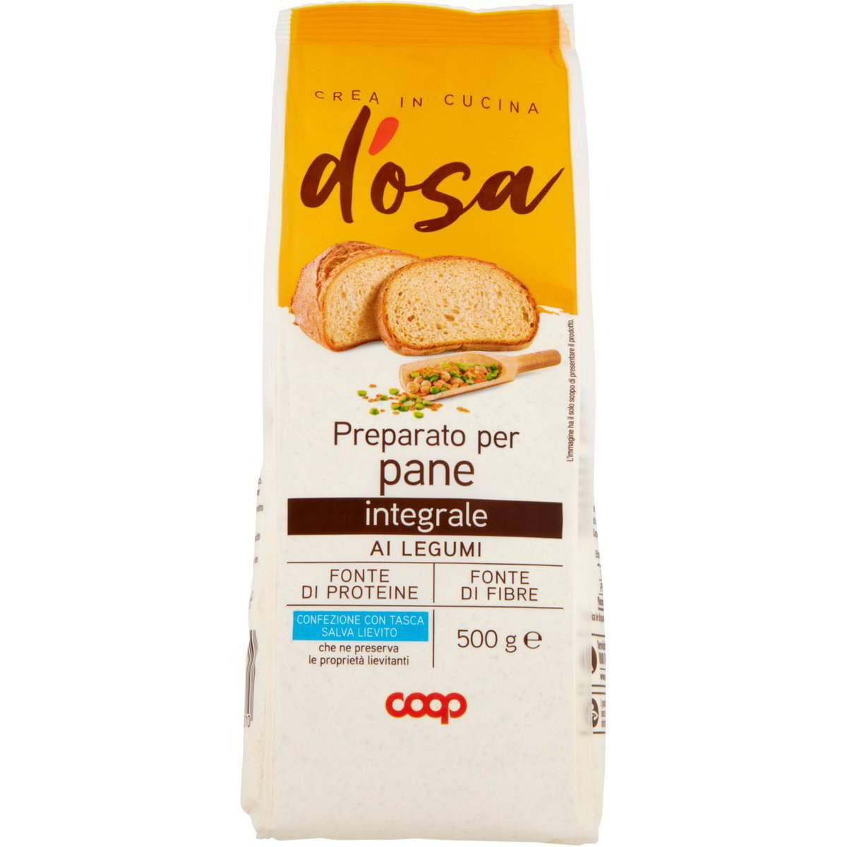 Preparato per pane integrale e legumi COOP - D'OSA 500 G - Coop Shop