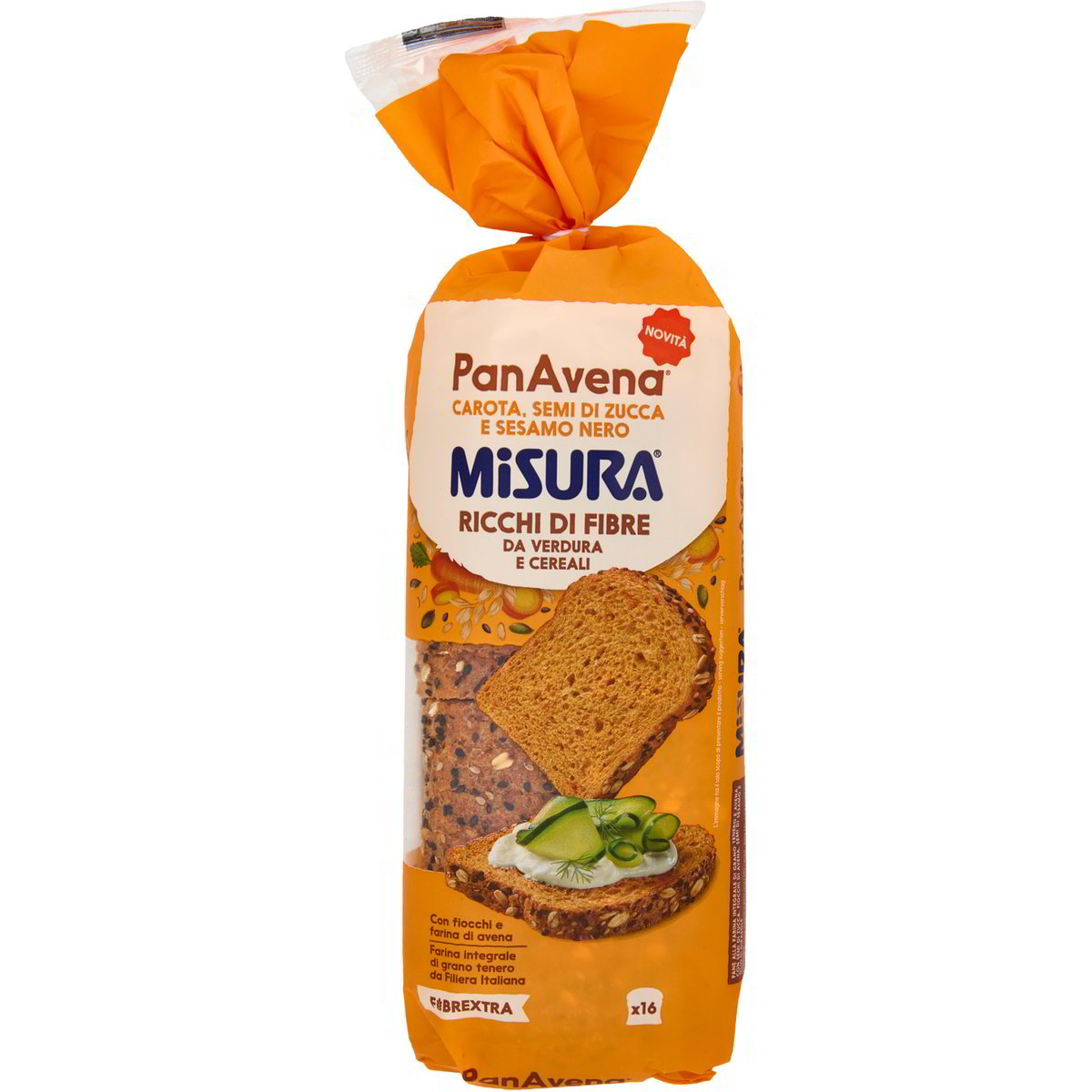 Pane a fette integrale farina di avena e semi MISURA 400 G - Coop Shop