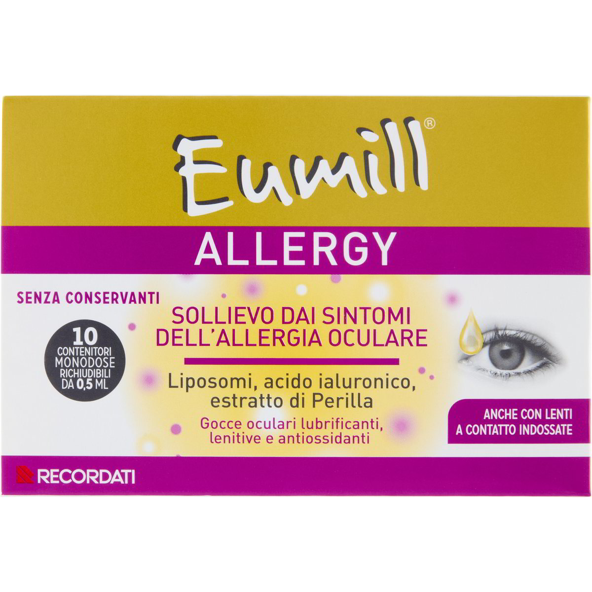 Gocce oculari lenitive allergy x10 EUMILL 10 X 0,5 ML - Coop Shop